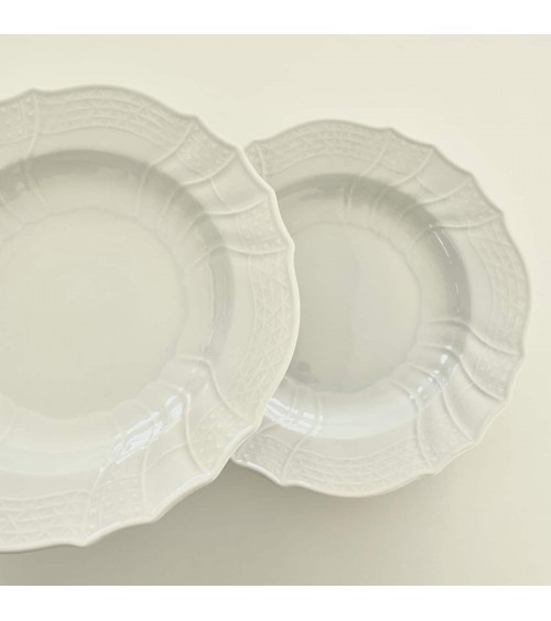 Vintage Soup plate - Hutschenreuther Dresden White kitatori switzerland vintage furniture design classics