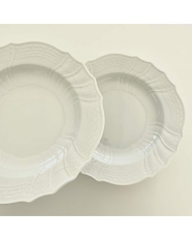 Vintage Soup plate - Hutschenreuther Dresden White kitatori switzerland vintage furniture design classics