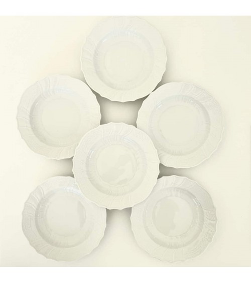 Vintage Soup plate - Hutschenreuther Dresden White kitatori switzerland vintage furniture design classics