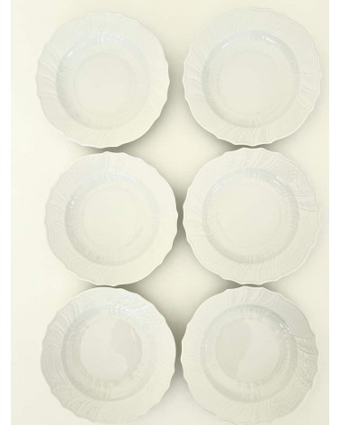 Vintage Soup plate - Hutschenreuther Dresden White kitatori switzerland vintage furniture design classics