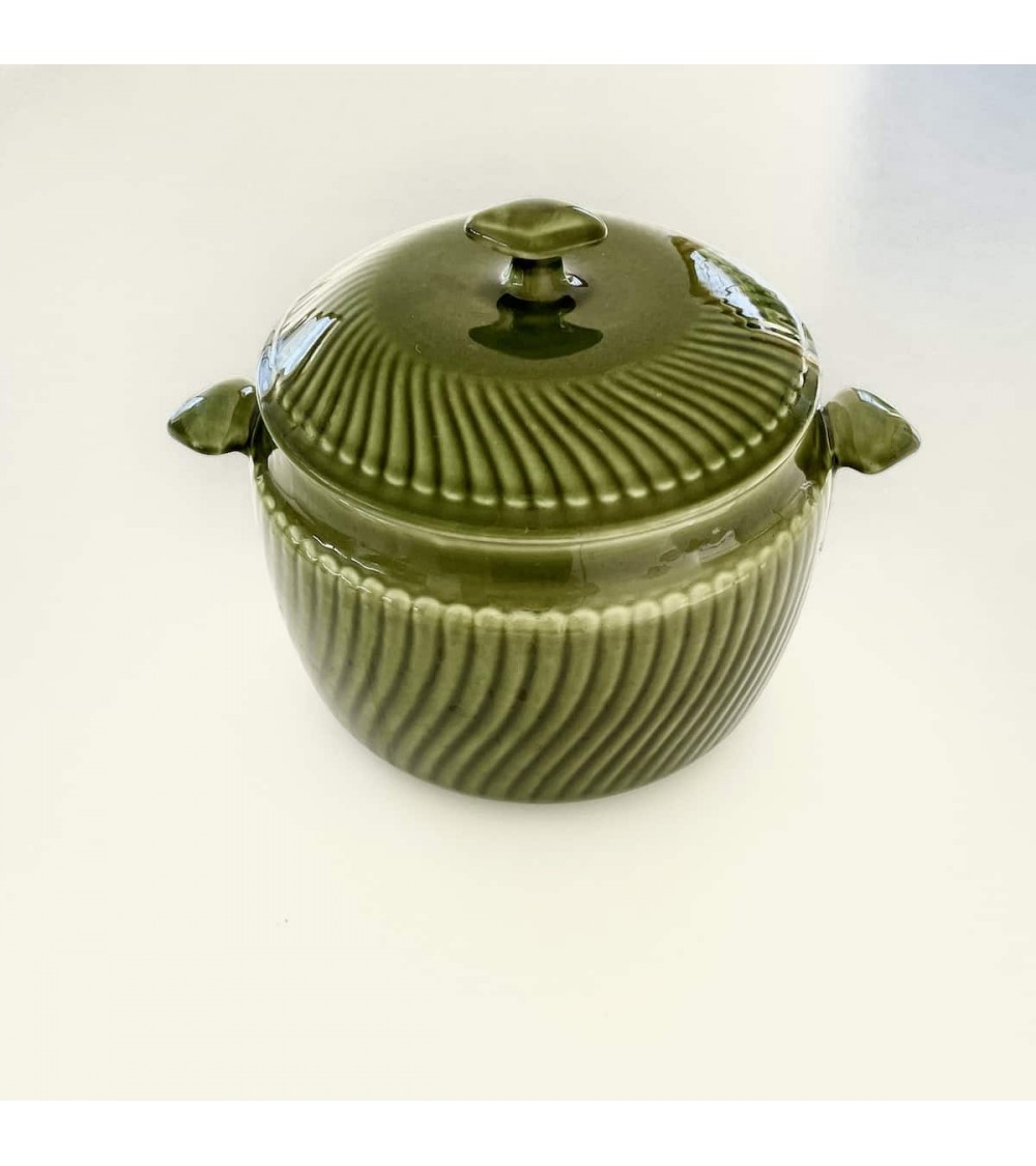 Piatto con coperchio vintage - Boch Frères kitatori mobili Oggetto di design vintage svizzera