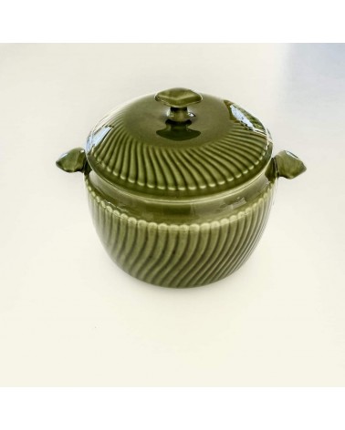 Piatto con coperchio vintage - Boch Frères kitatori mobili Oggetto di design vintage svizzera