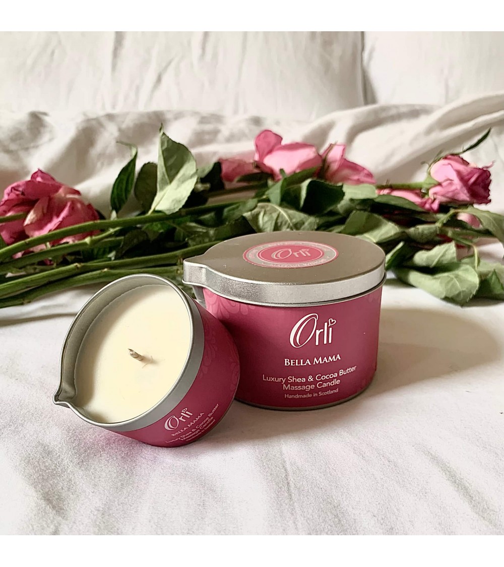 Bella Mama - Massage oil candle Orli Massage Candles handmade candle store