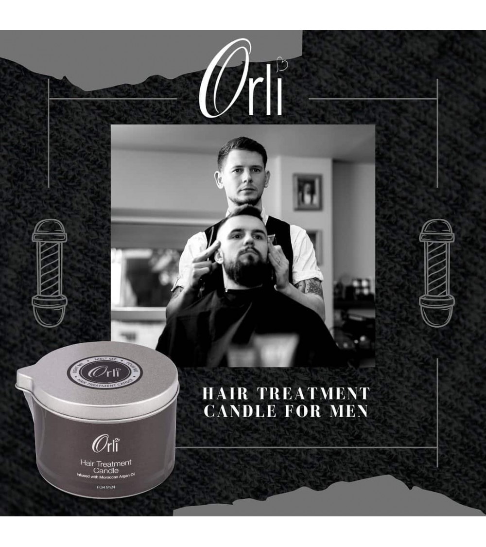 Bougie de soin cheveux - Homme professionnelle bougies massantes suisse