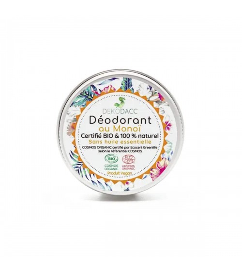 Monoï - All natural deodorant Dekodacc vegan cruelty free cosmetic compagnies