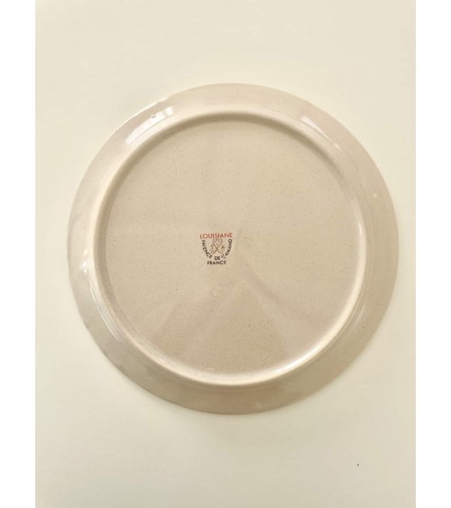 Assiette à fondue vintage - Louisiane - Faïence de St Amand kitatori meuble vintage shop online boutique suisse