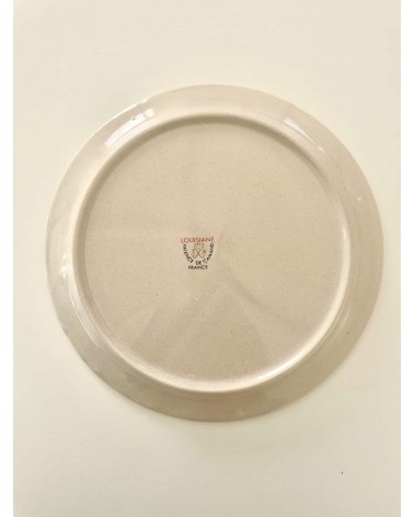Assiette à fondue vintage - Louisiane - Faïence de St Amand kitatori meuble vintage shop online boutique suisse