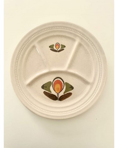 Assiette à fondue vintage - Louisiane - Faïence de St Amand kitatori meuble vintage shop online boutique suisse