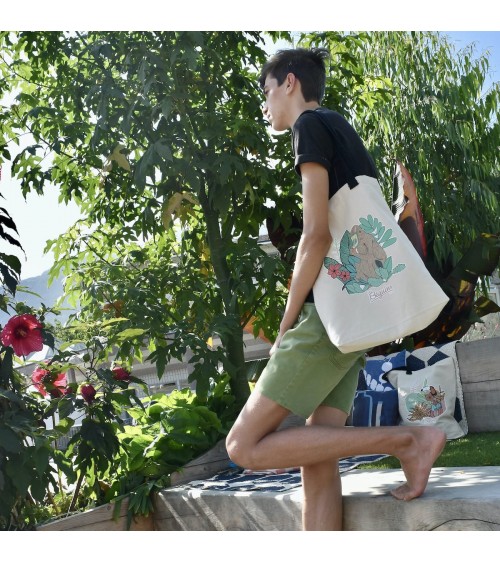 Babouin - Sac tote bag - Jungle fever