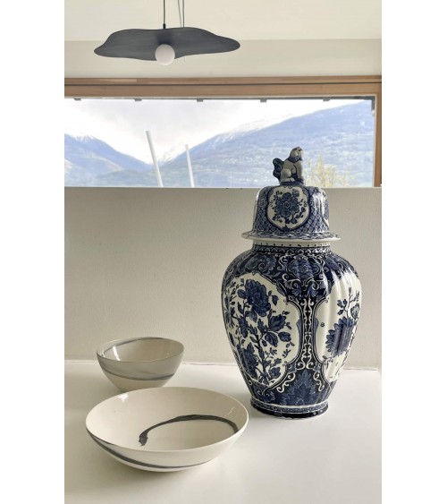 Grande vaso in ceramica di Delft - Royal Sphinx Maastricht kitatori mobili Oggetto di design vintage svizzera