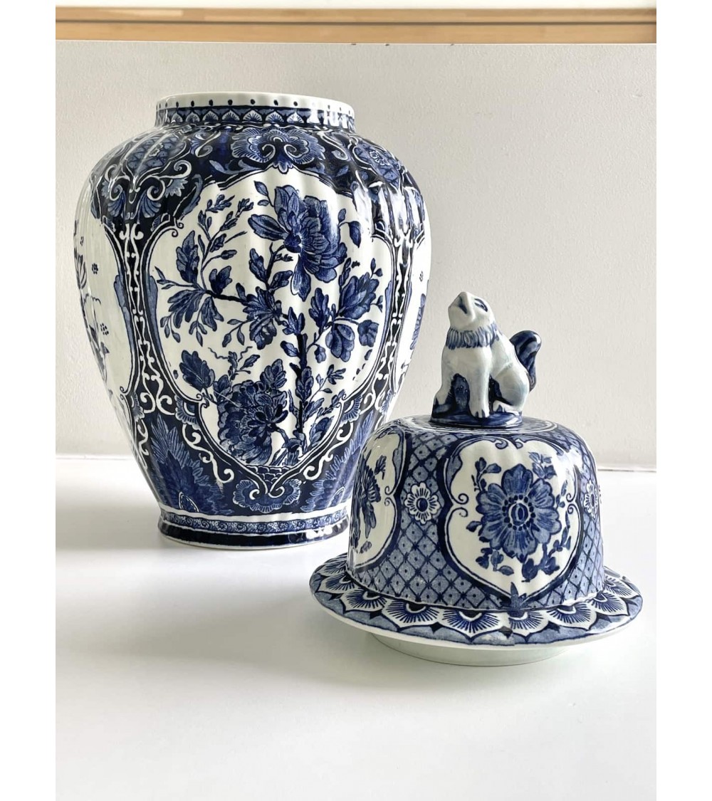 Grande vaso in ceramica di Delft - Royal Sphinx Maastricht kitatori mobili Oggetto di design vintage svizzera