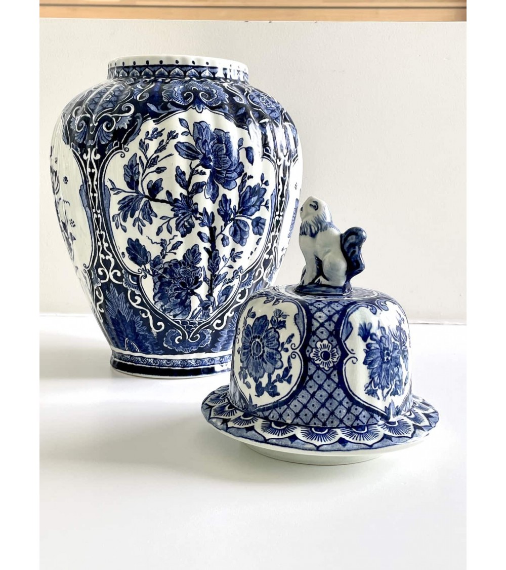 Grande vaso in ceramica di Delft - Royal Sphinx Maastricht kitatori mobili Oggetto di design vintage svizzera