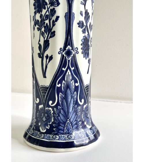 Vaso Blauw Delft's - Boch Belgium per Royal Sphinx kitatori mobili Oggetto di design vintage svizzera