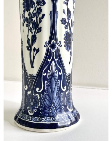 Vaso Blauw Delft's - Boch Belgium per Royal Sphinx kitatori mobili Oggetto di design vintage svizzera