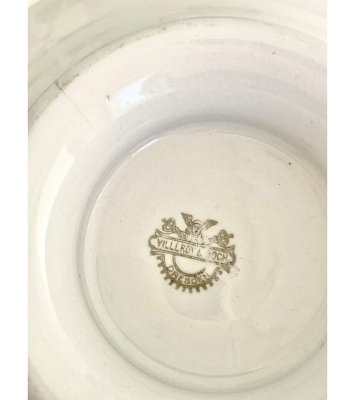 Plat à gâteau sur pied - Villeroy & Boch Dresden Copenhague kitatori meuble vintage shop online boutique suisse
