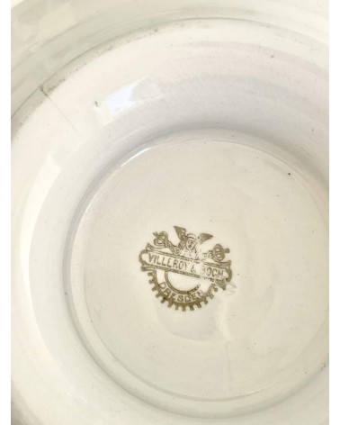 Plat à gâteau sur pied - Villeroy & Boch Dresden Copenhague kitatori meuble vintage shop online boutique suisse