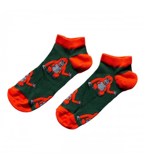 Rettet die Orang-Utan - Bambus Sneaker socken Bare Kind socke kuschelsocken für damen lustig herren farbige coole socken