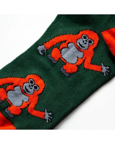 Rettet die Orang-Utan - Bambus Sneaker socken Bare Kind Socke lustige Damen Herren farbige coole socken mit motiv kaufen