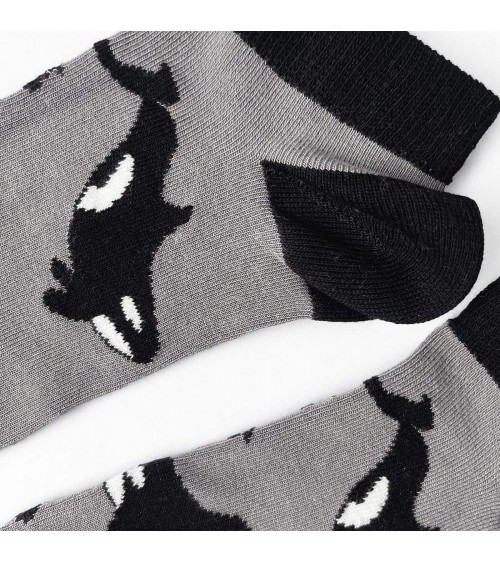 Rettet die Orcas - Bambus Sneaker socken Bare Kind socke kuschelsocken für damen lustig herren farbige coole socken