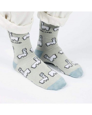 Salvano gli alpaca - Calzini di bambù Bare Kind calze da uomo per donna divertenti simpatici particolari