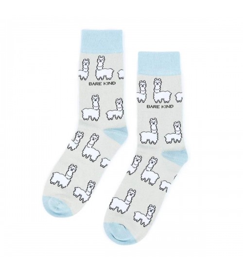 Sauvez les alpagas - Chaussettes en bambou Bare Kind jolies pour femme originales pour homme chausset rigolotes drole Suisse