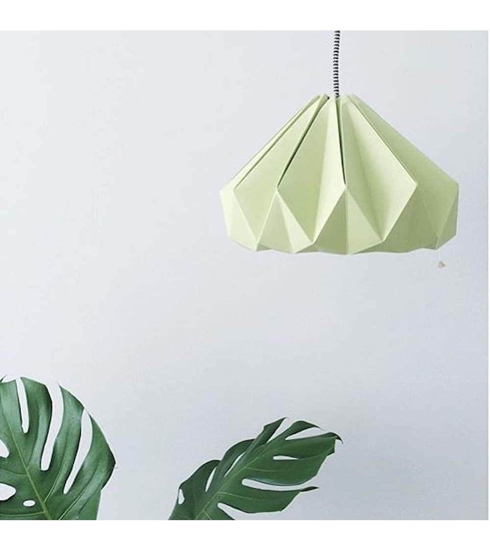 Chestnut Autumn Green - Paper hanging lampshade Studio Snowpuppe lamp shades ceiling lightshade