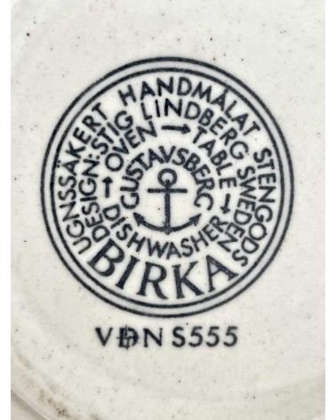 Plat avec couvercle Vintage - Gustavsberg Birka de Stig Lindberg kitatori meuble vintage shop online boutique suisse
