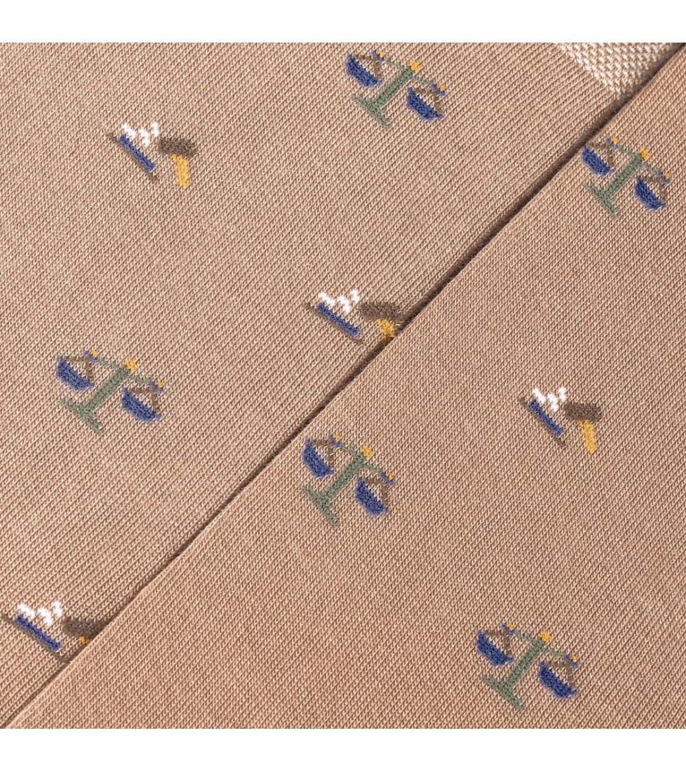 Anwalt - Coole Socken mit Motiven - Beige The Captain Socks socke kuschelsocken für damen lustig herren farbige coole socken