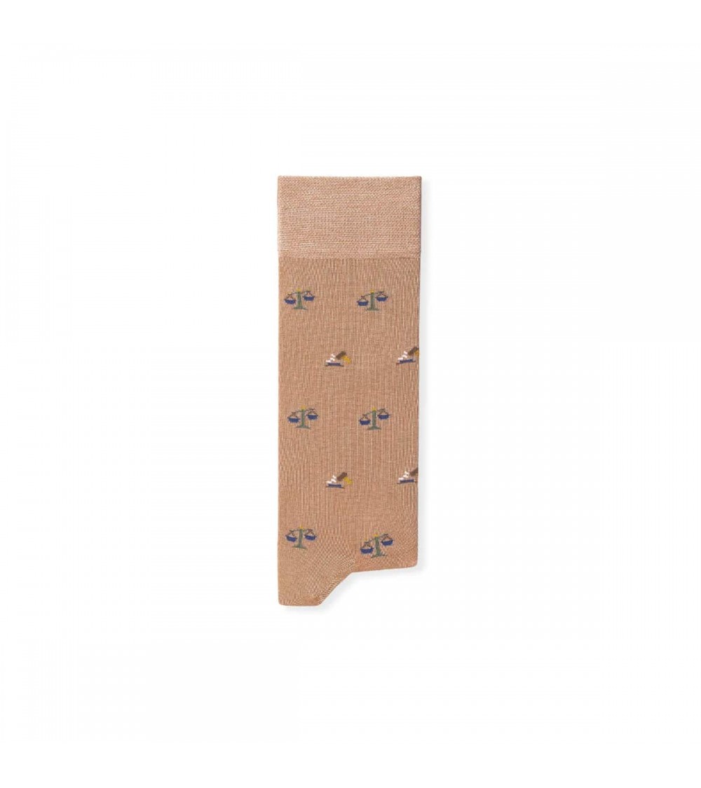 Anwalt - Coole Socken mit Motiven - Beige The Captain Socks socke kuschelsocken für damen lustig herren farbige coole socken