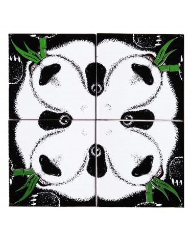 Panda - Sous verre en céramique Bussoga dessous de repose design originaux