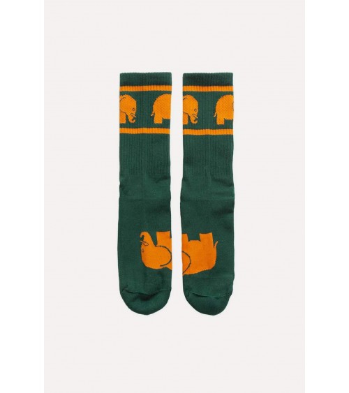 Chaussettes de sport en coton biologique - Vert Trendsplant jolies pour femme originales pour homme chausset rigolotes drole ...