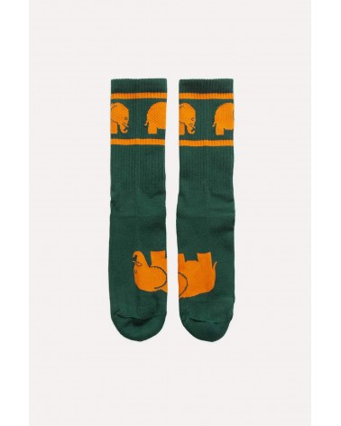 Organic cotton sports socks - Green Trendsplant funny crazy cute cool best pop socks for women men