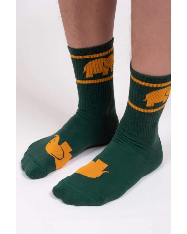 Sportsocken aus Bio Baumwolle - Grün Trendsplant Socke lustige Damen Herren farbige coole socken mit motiv kaufen