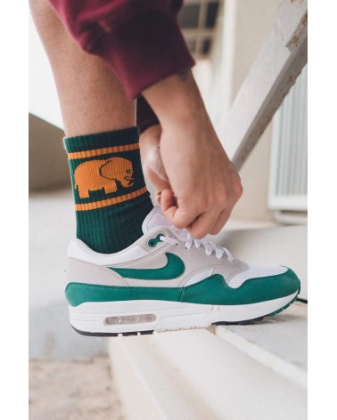 Organic cotton sports socks - Green Trendsplant funny crazy cute cool best pop socks for women men