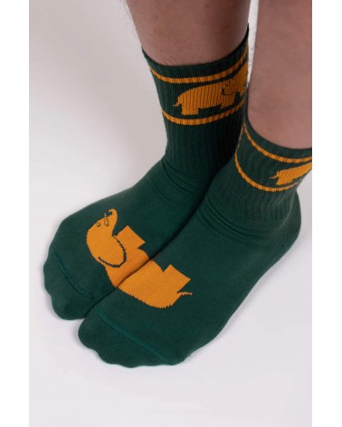 Sportsocken aus Bio Baumwolle - Grün Trendsplant Socke lustige Damen Herren farbige coole socken mit motiv kaufen