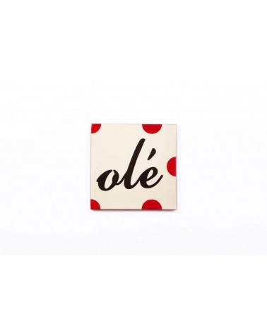 Olé - Ceramic trivet Bussoga