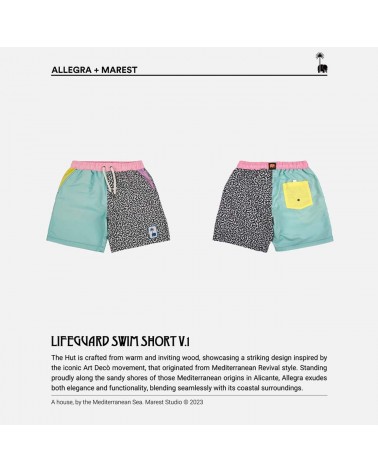 Antonyo Marest x Trendsplant Lifeguard Swim Short Trendsplant best sustainable mens swinmwear swim trucks eco friendly beachwear