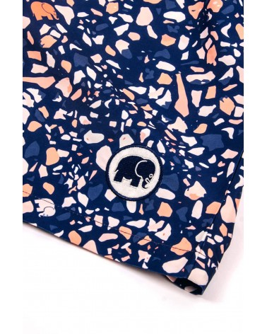 Terrazzo Badeshorts - Blau Trendsplant coole lustige Badehosen für Männer kaufen Bade Hose Mann Badehose Herren Schwimmhose S...