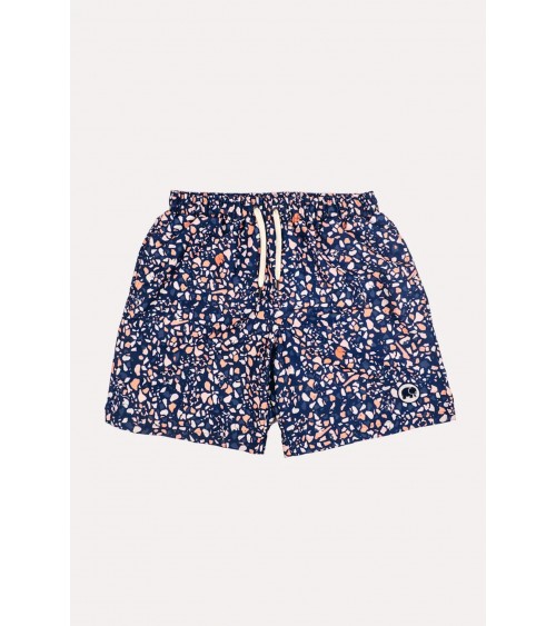 Terrazzo Badeshorts - Blau Trendsplant coole lustige Badehosen für Männer kaufen Bade Hose Mann Badehose Herren Schwimmhose S...