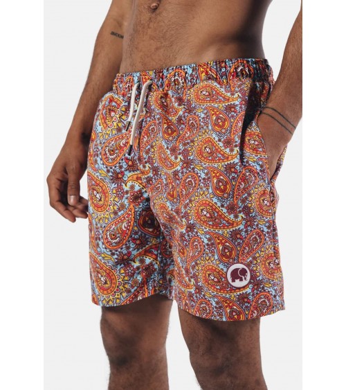 Caribbean Paisley Swim Short Trendsplant best sustainable mens swinmwear swim trucks eco friendly beachwear