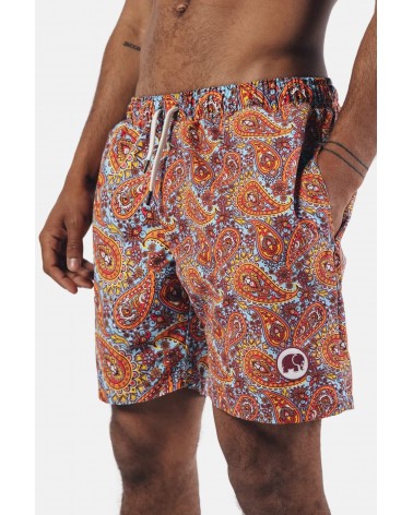 Caribbean Paisley Swim Short Trendsplant best sustainable mens swinmwear swim trucks eco friendly beachwear
