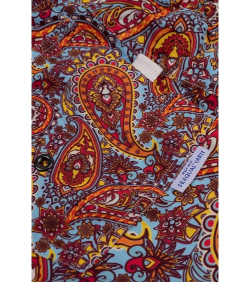 Caribbean Paisley Swim Short Trendsplant best sustainable mens swinmwear swim trucks eco friendly beachwear