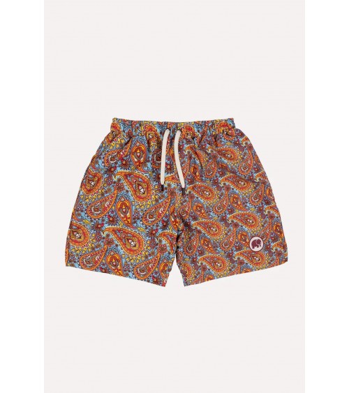 Caribbean Paisley Swim Short Trendsplant best sustainable mens swinmwear swim trucks eco friendly beachwear