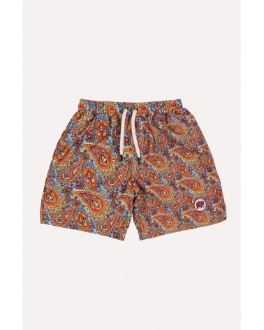 Caribbean Paisley Swim Short Trendsplant best sustainable mens swinmwear swim trucks eco friendly beachwear