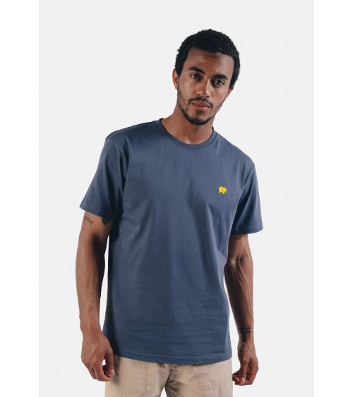 T-Shirt Organic Essential - Blau Trendsplant coole T shirts männer bio baumwolle nachhaltige t shirt damen