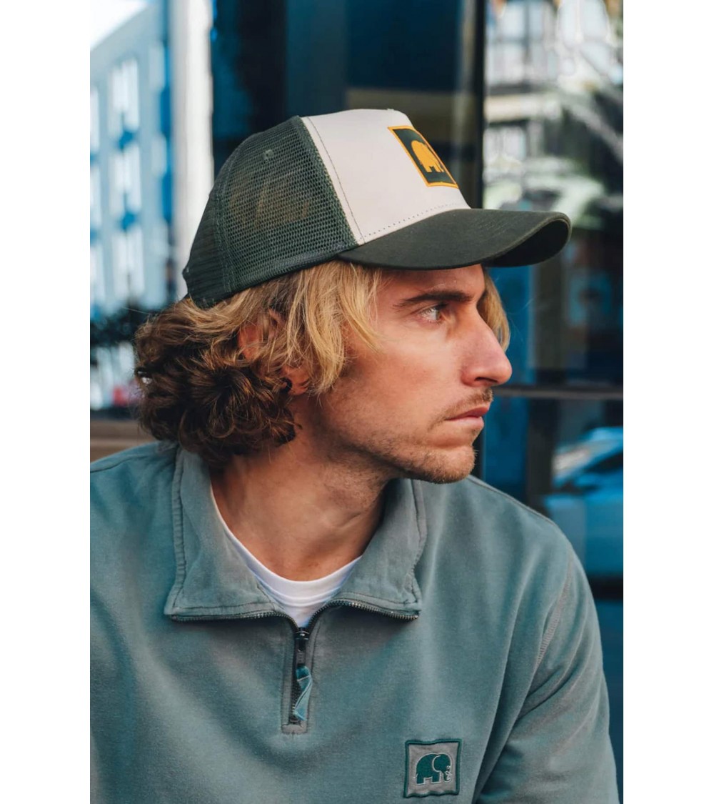 Casquette - Classic Trucker Cap - Vert Kombu Trendsplant cool femme homme Kitatori Suisse