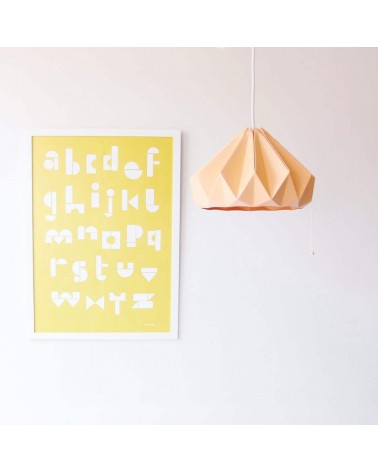 Chestnut Abricote - Paper hanging lampshade Studio Snowpuppe lamp shades ceiling lightshade
