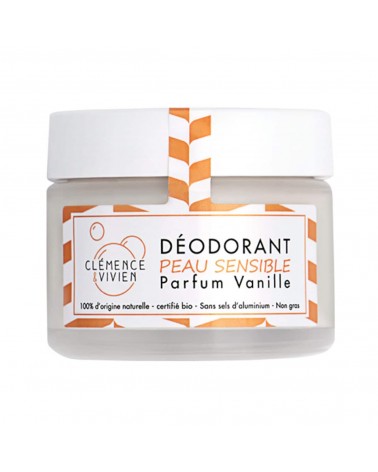 Empfindliche Haut - Vanille - Deocreme, natürliches Deodorant Clémence et Vivien naturkosmetik marken vegane kosmetik product...
