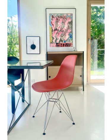 Eames Plastic Side Chair DSR - VITRA - Usate kitatori mobili Oggetto di design vintage svizzera