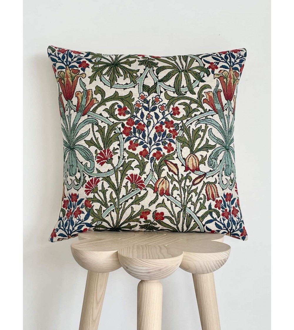 Blumendekor im William Morris Stil - Kissenbezug Yapatkwa zierkissen sofa deko kissen kaufen dekokissen sofakissen